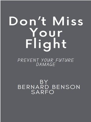 cover image of Don't Miss Your Flight
